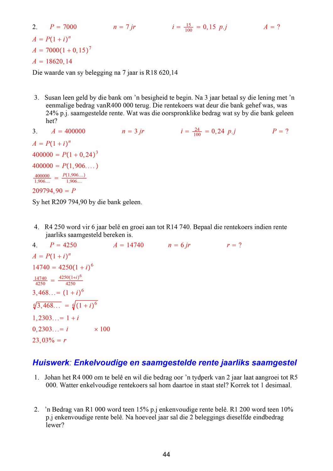 Graad 10 Notaboek of Werkboek - Image 4